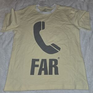 Telfar Ringer T-Shirt Pale Yellow [Medium] Streetwear Quiet Luxury Cotton